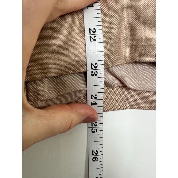 Stella McCartney Women's 40 US 4/6 Tan Blazer Jacket Single Button Breasted FLAW - Picture 15 of 16